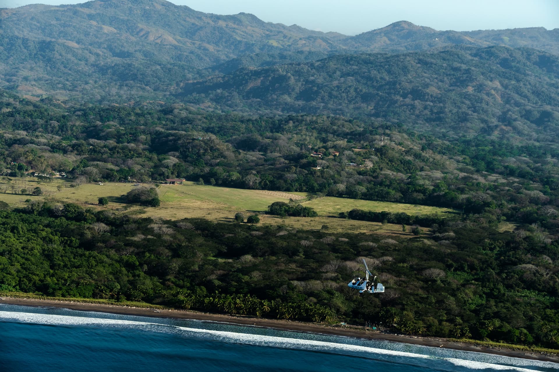 Flying from Tamarindo